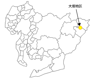 大畑地区地図