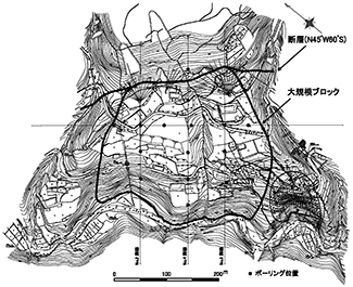 大畑地区高低図