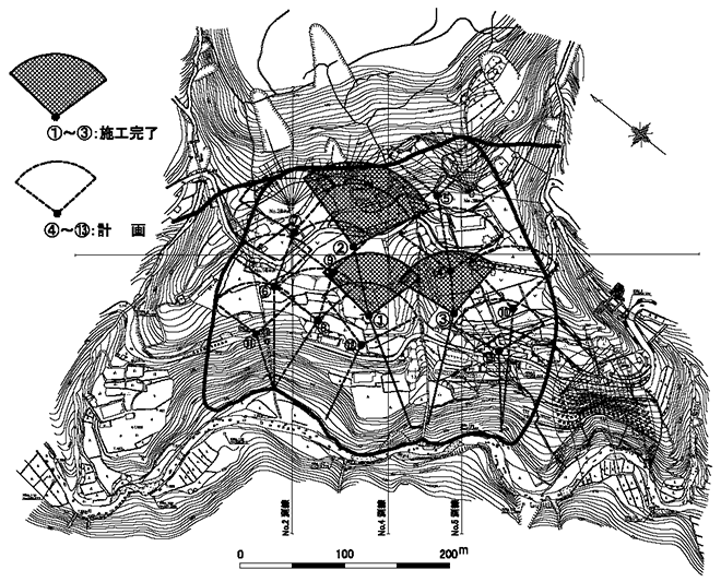 集水井工計画平面図