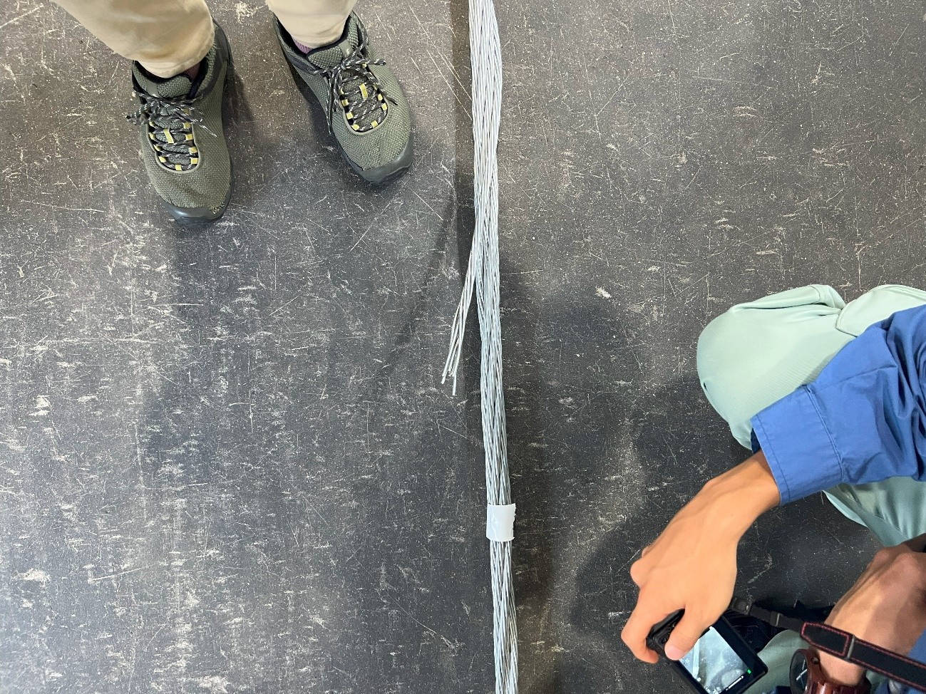 ④破断したアンカー材 1