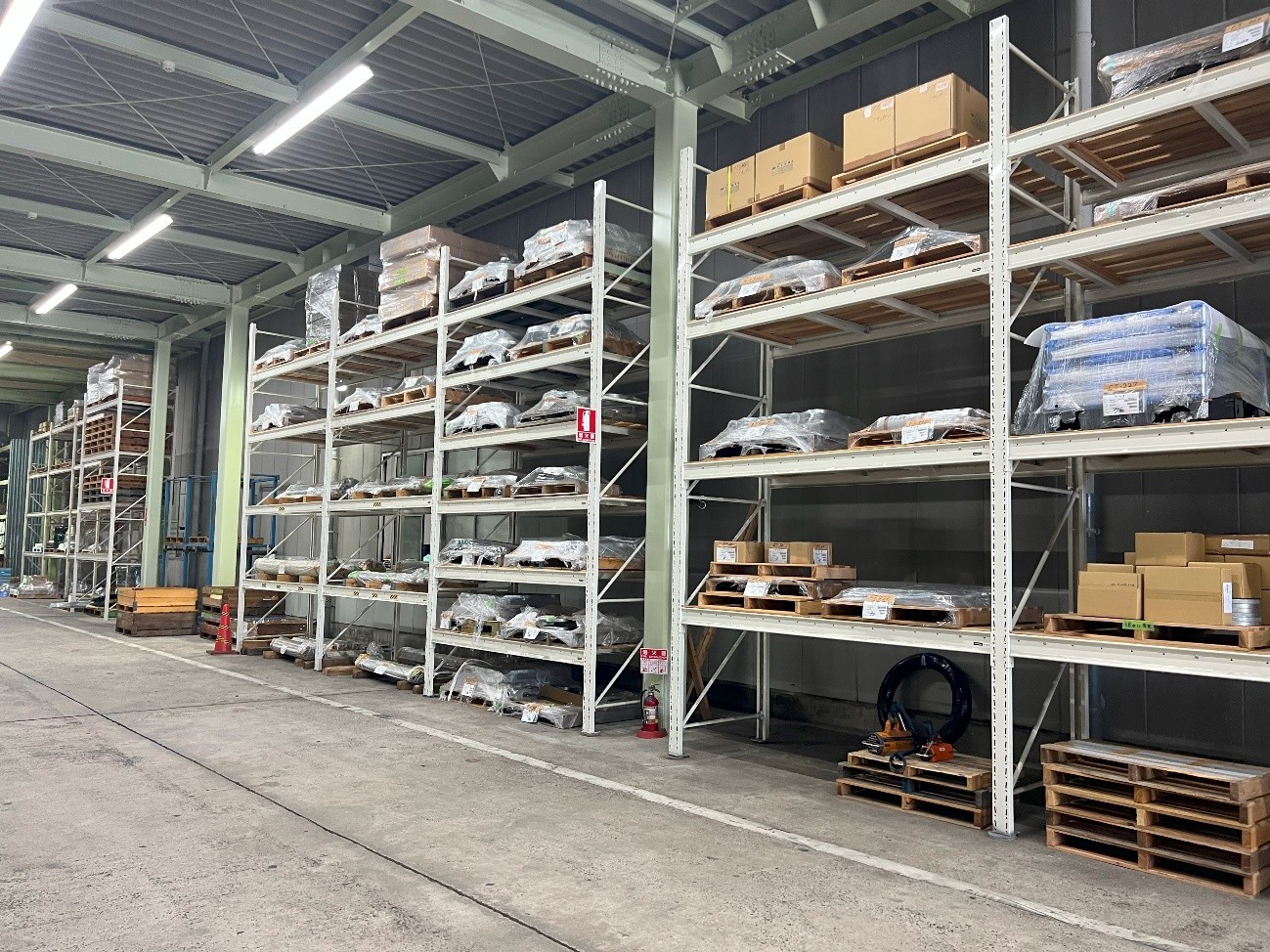 ⑨出荷前の様々な製品保管状況