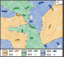 図20　図19を基に作成した岩相分布図